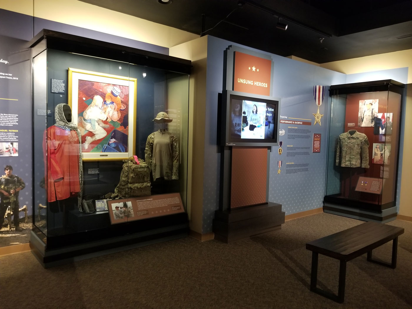 21st Century Army Gallery at the US Army Women's museum.